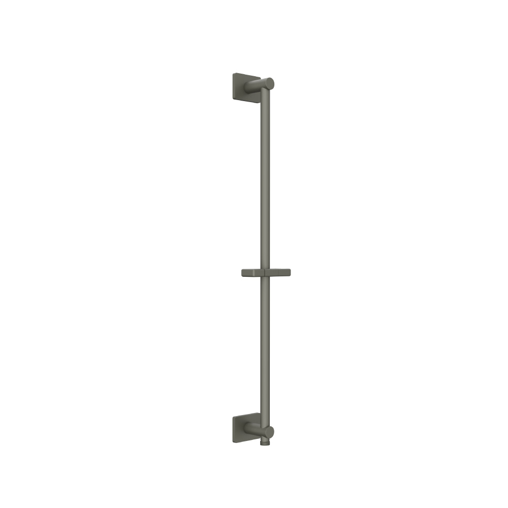 Shower Slide Bar With Integrated Wall Elbow | Gun Metal Grey