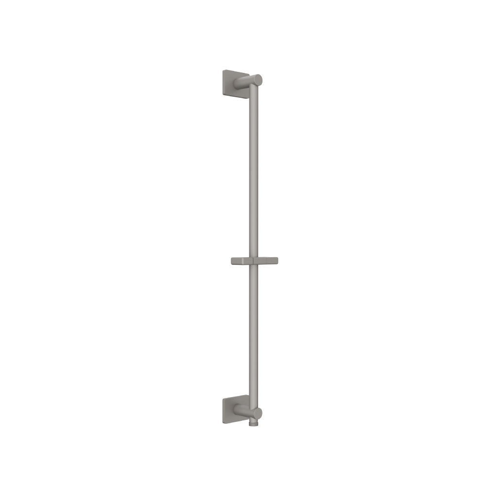 Shower Slide Bar With Integrated Wall Elbow | Steel Grey