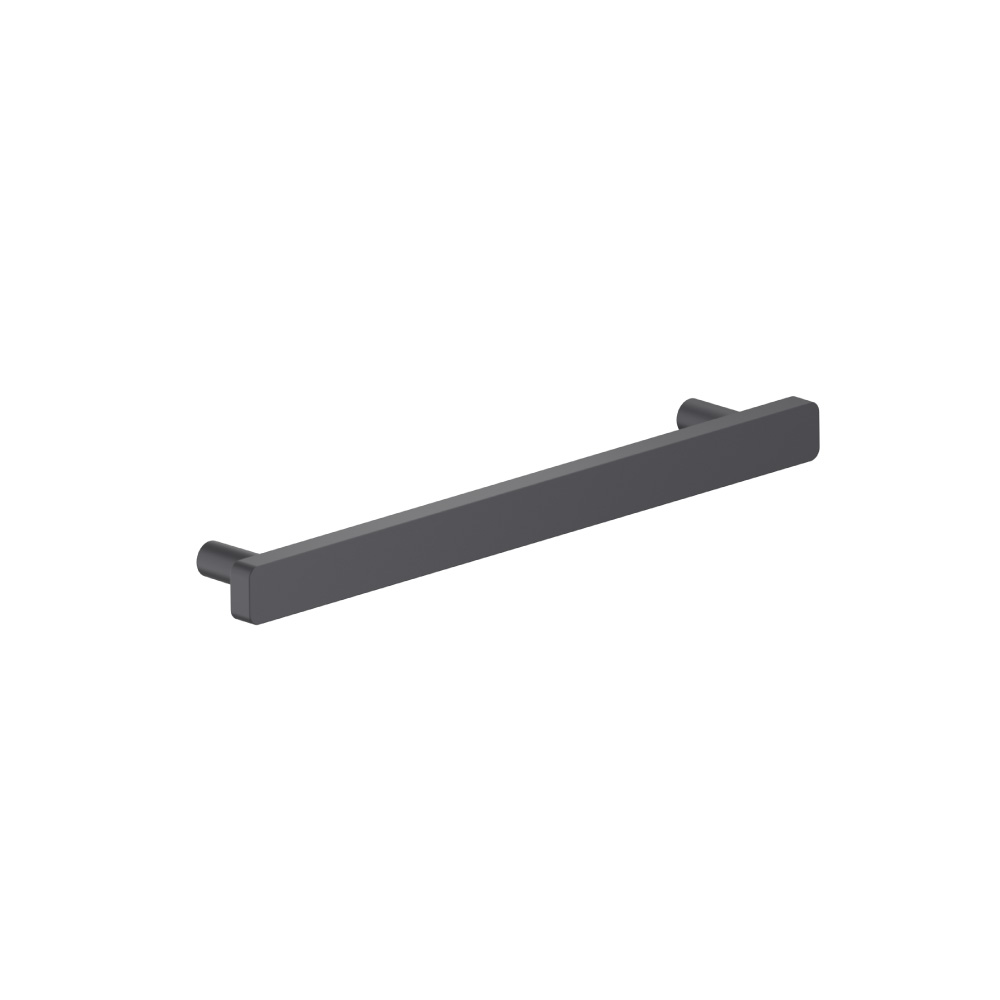 6-5/16" (160mm) Center to Center Square Cabinet Handle / Drawer Pull | Dark Grey