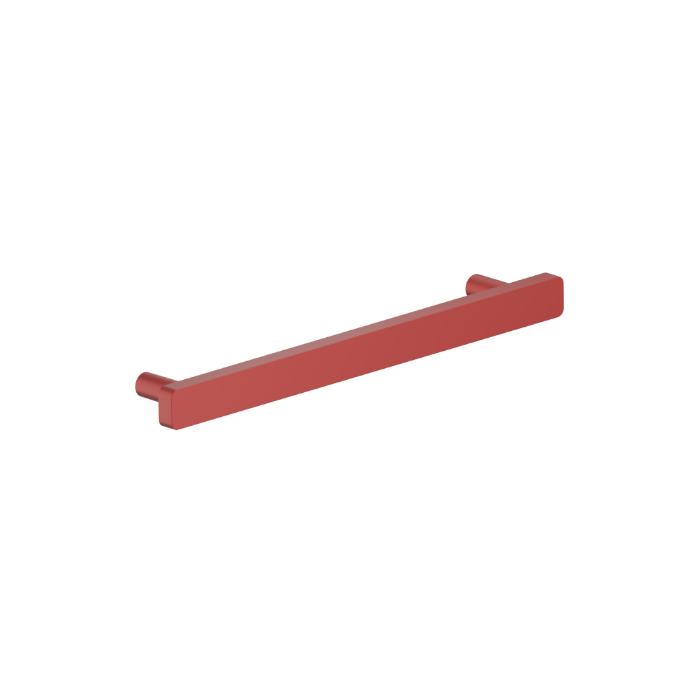 6-5/16" (160mm) Center to Center Square Cabinet Handle / Drawer Pull | Deep Red
