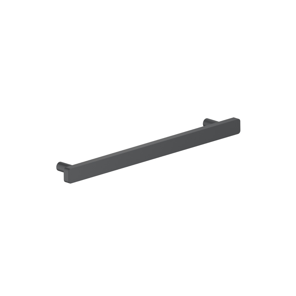 7-9/16" (192mm) Center to Center Square Cabinet Handle / Drawer Pull | Rock Grey