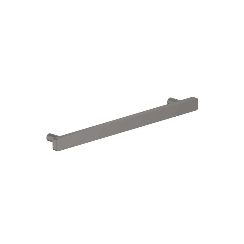 7-9/16" (192mm) Center to Center Square Cabinet Handle / Drawer Pull | Steel Grey