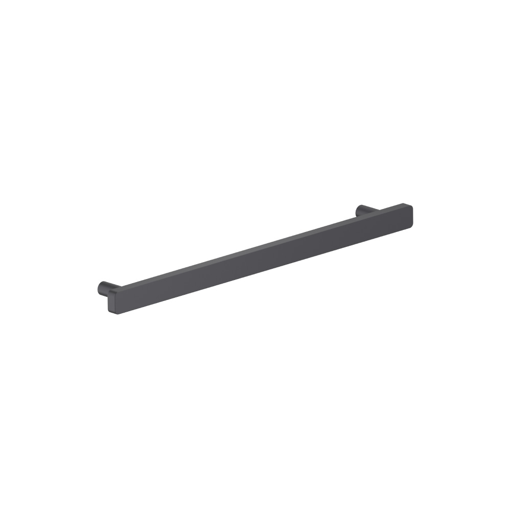 8-13/16" (224mm) Center to Center Square Cabinet Handle / Drawer Pull | Dark Grey