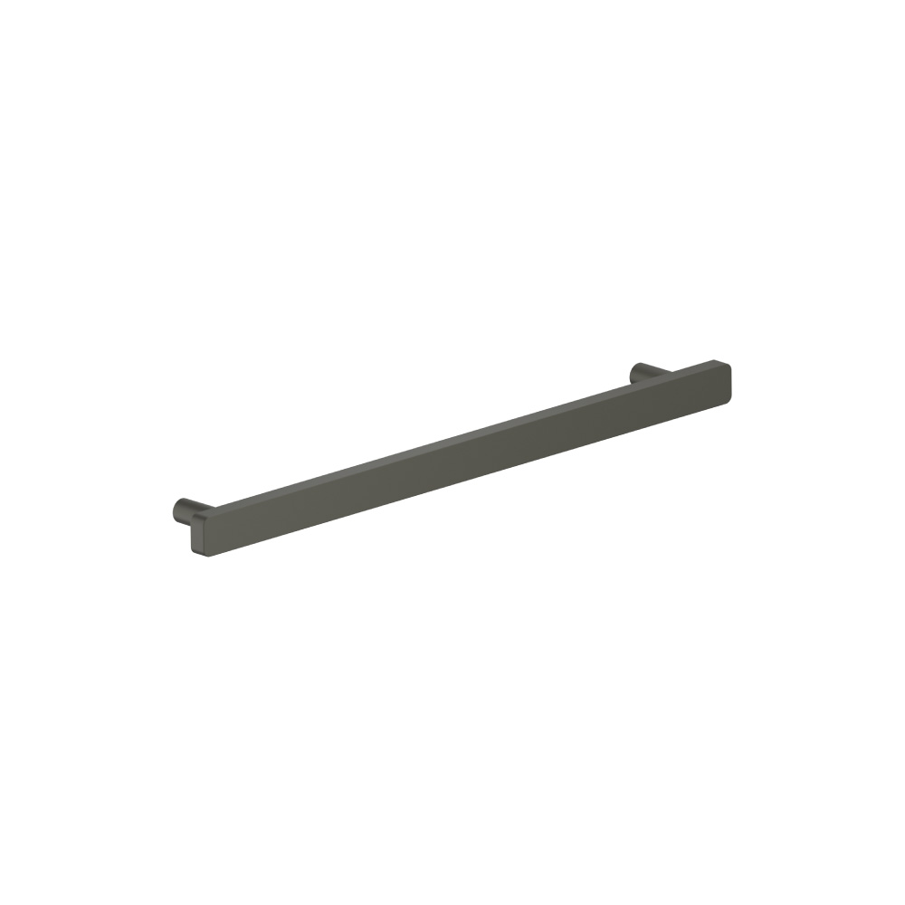 8-13/16" (224mm) Center to Center Square Cabinet Handle / Drawer Pull | Gun Metal Grey