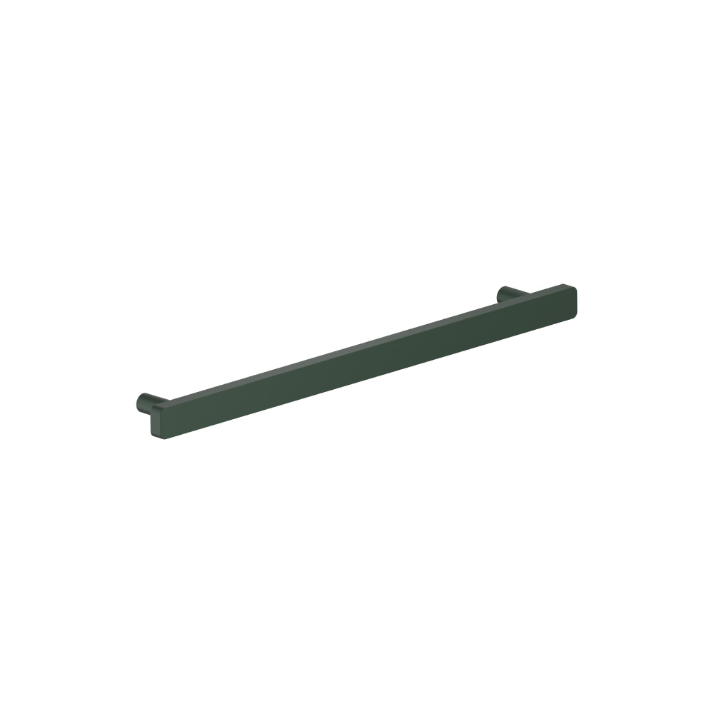 8-13/16" (224mm) Center to Center Square Cabinet Handle / Drawer Pull | Leaf Green