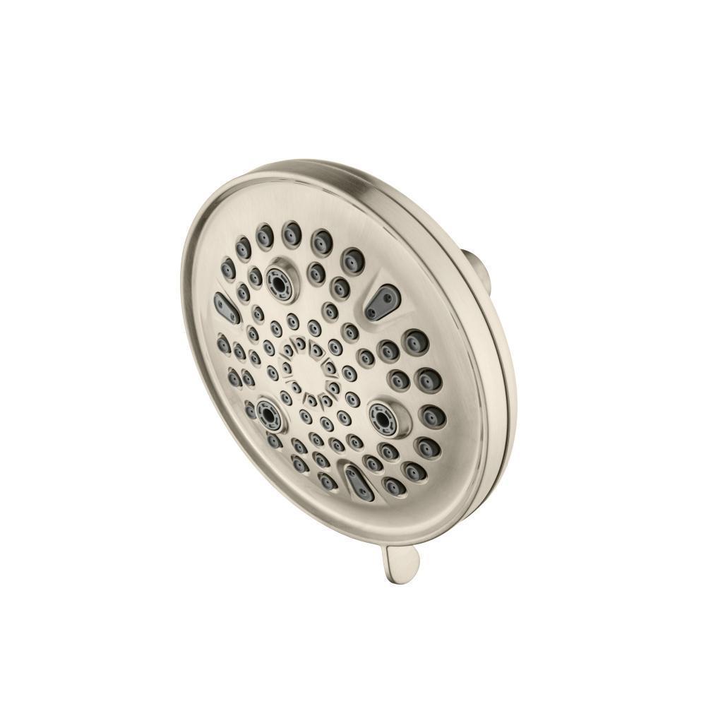 6-Function ABS Shower Head | Brushed Nickel PVD