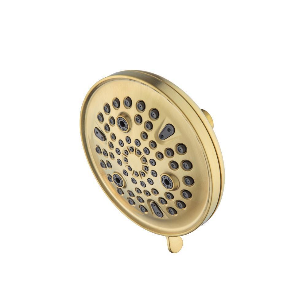 6-Function ABS Shower Head | Satin Brass PVD