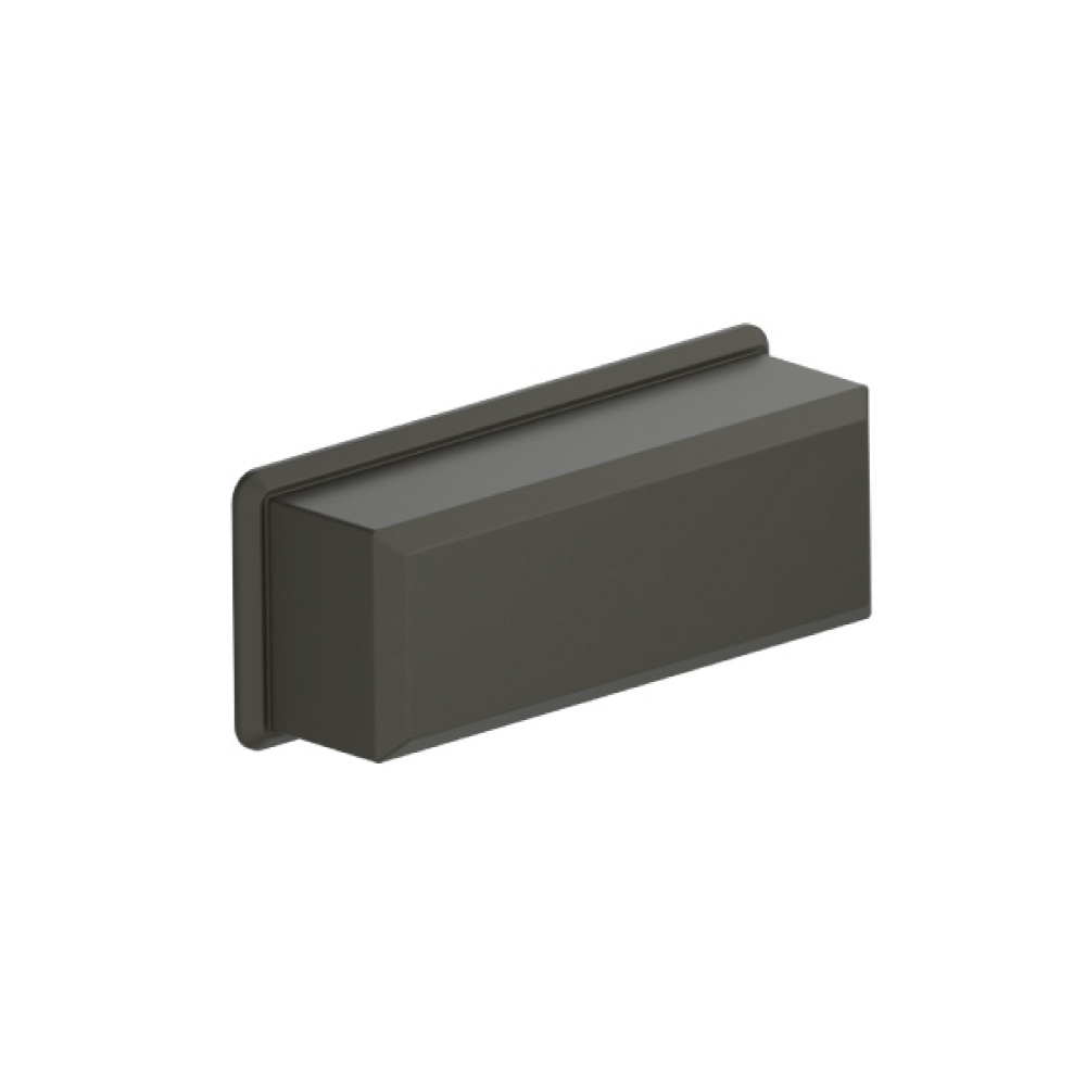3" (76mm) Center to Center Cup Cabinet Pull | Gun Metal Grey