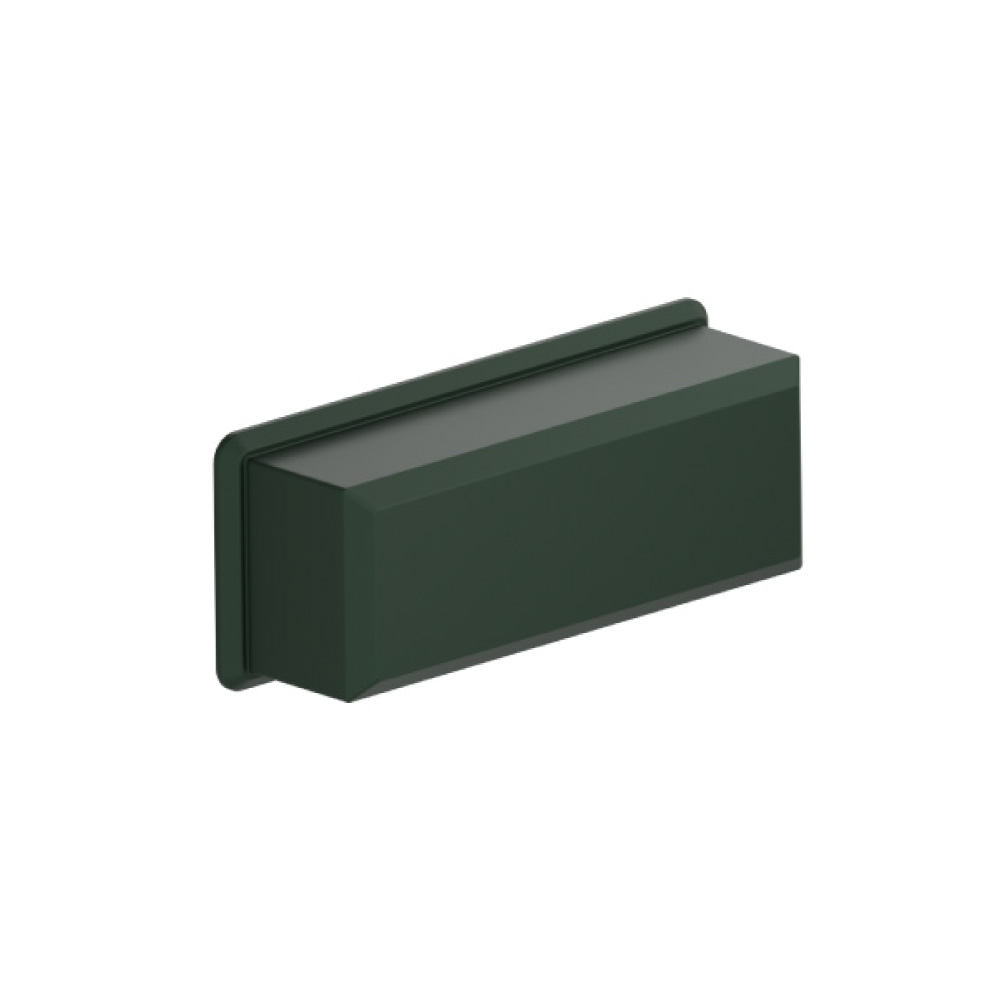 3" (76mm) Center to Center Cup Cabinet Pull | Leaf Green