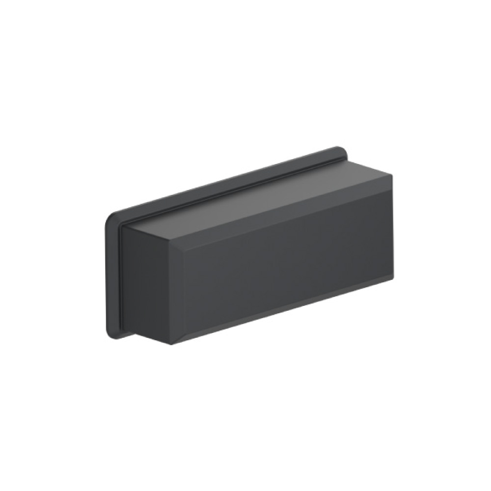 3" (76mm) Center to Center Cup Cabinet Pull | Rock Grey