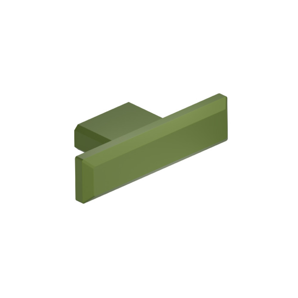 T-Bar Cabinet Knob | Flusso Green