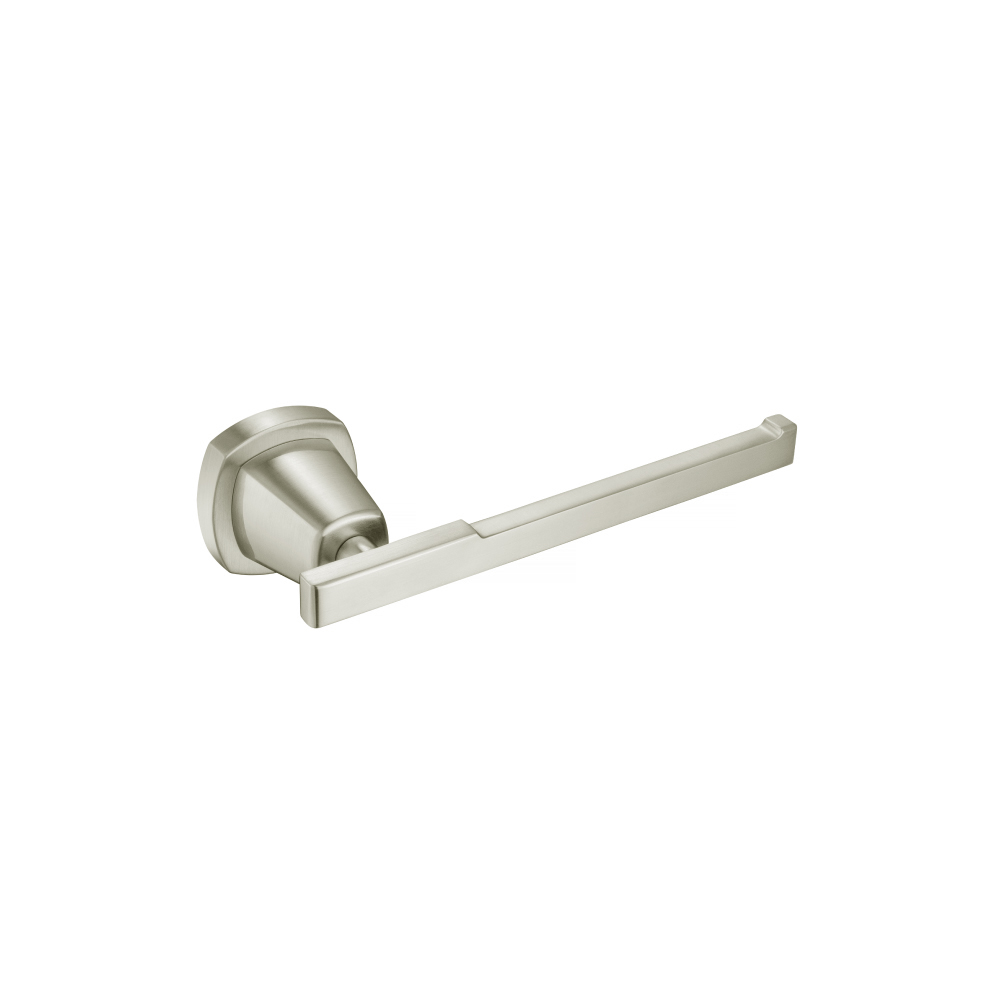 Brass Toilet Paper Holder | Brushed Nickel PVD