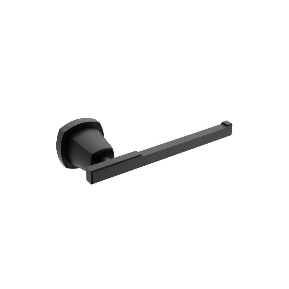 Brass Toilet Paper Holder | Matte Black
