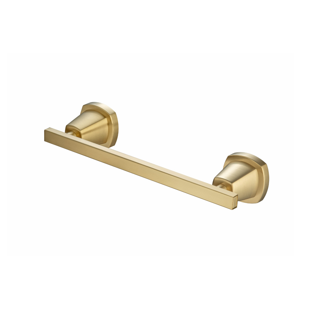 Brass Towel Ring / Mini Towel Bar - 8" | Satin Brass PVD