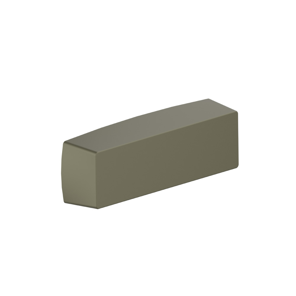 3" (76mm) Center to Center Cup Cabinet Pull | Army Green
