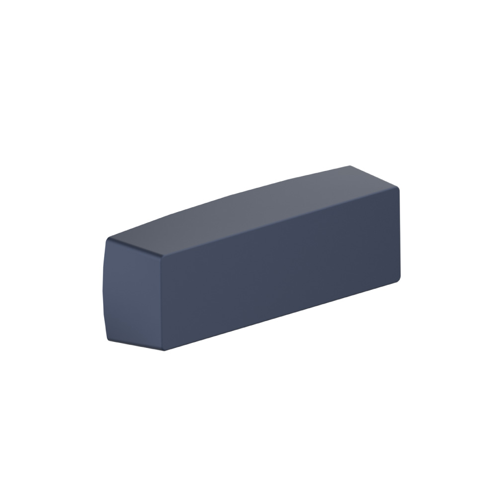 3" (76mm) Center to Center Cup Cabinet Pull | Navy Blue