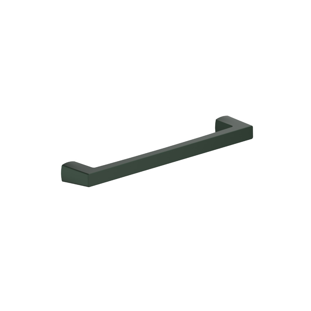6-5/16" (160mm) Center to Center Square Cabinet Handle / Drawer Pull | Leaf Green