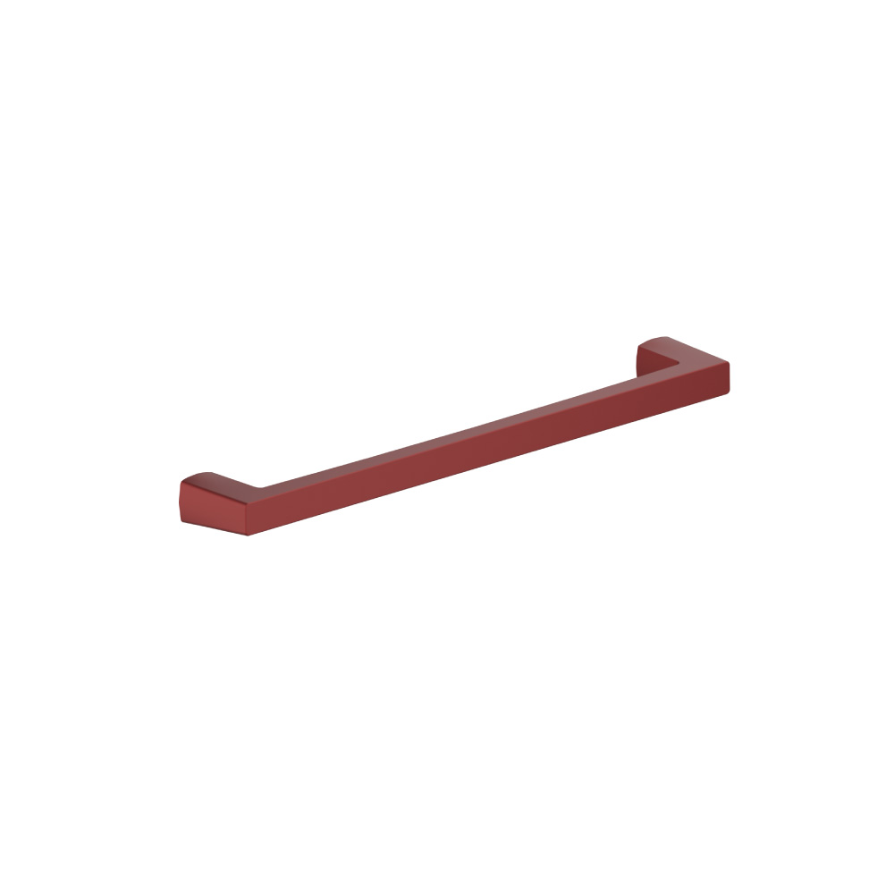 7-9/16" (192mm) Center to Center Square Cabinet Handle / Drawer Pull | Crimson