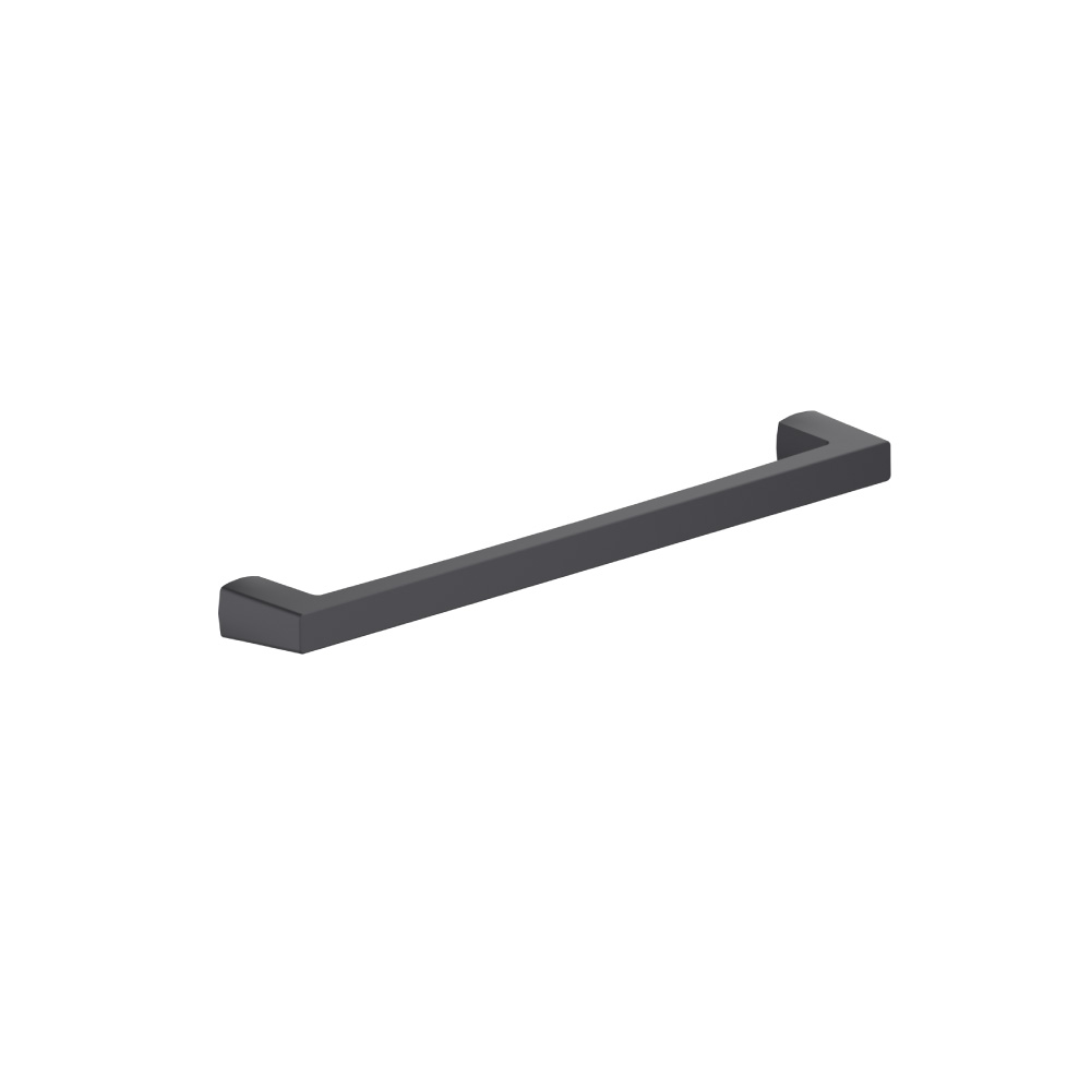 7-9/16" (192mm) Center to Center Square Cabinet Handle / Drawer Pull | Dark Grey