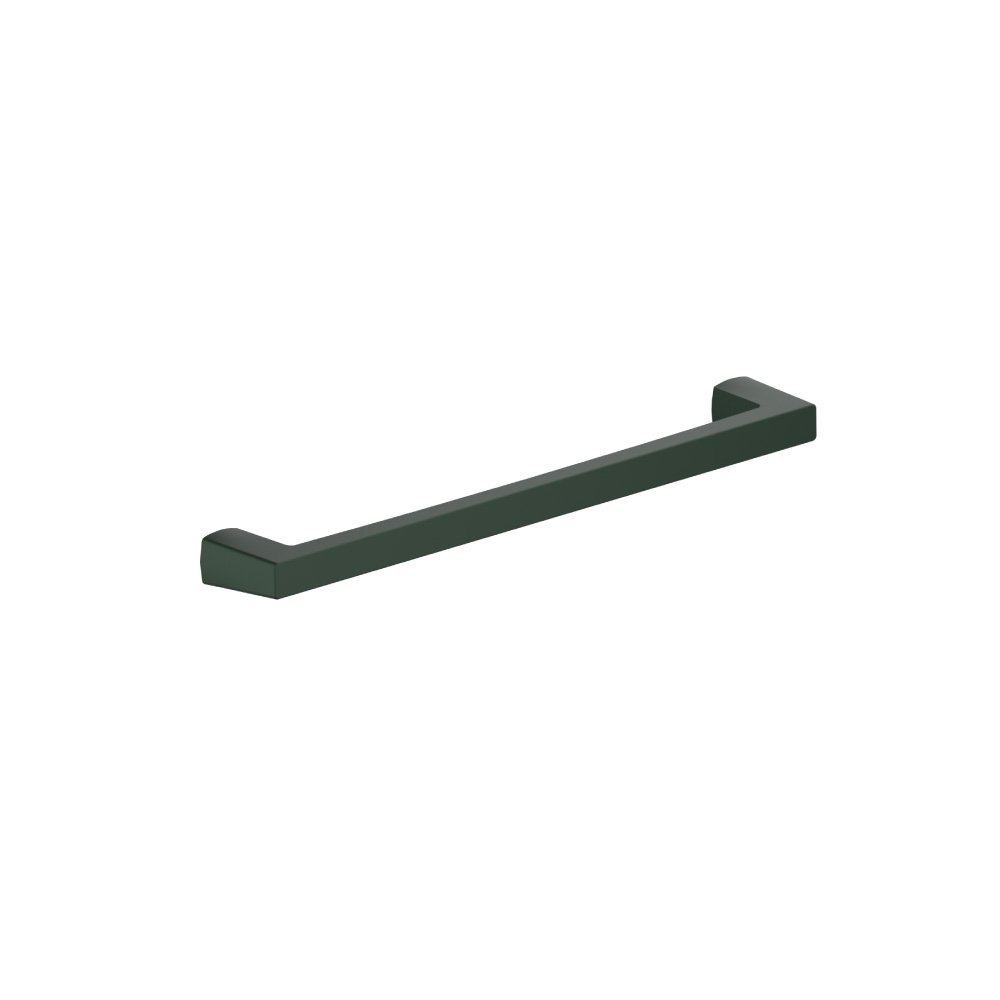 7-9/16" (192mm) Center to Center Square Cabinet Handle / Drawer Pull | Leaf Green