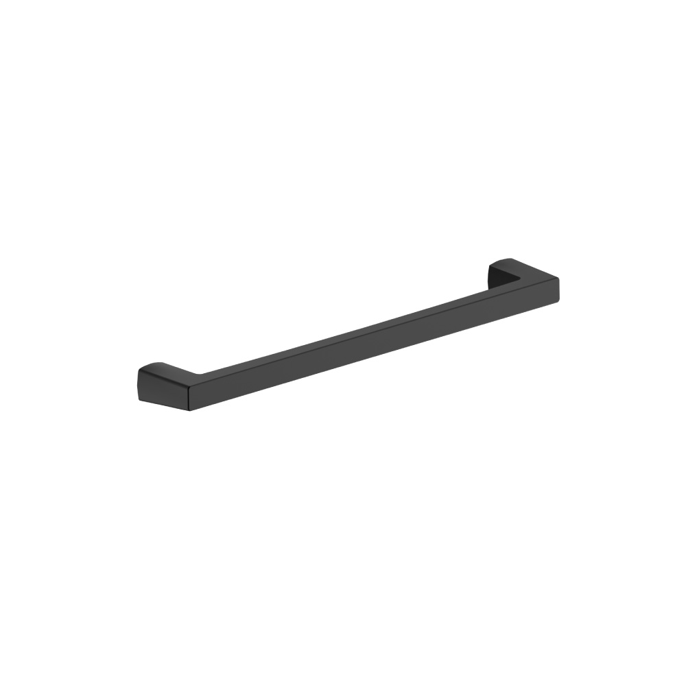 7-9/16" (192mm) Center to Center Square Cabinet Handle / Drawer Pull | Matte Black