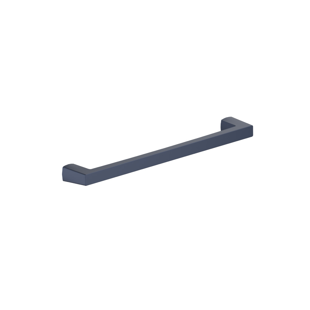 7-9/16" (192mm) Center to Center Square Cabinet Handle / Drawer Pull | Navy Blue