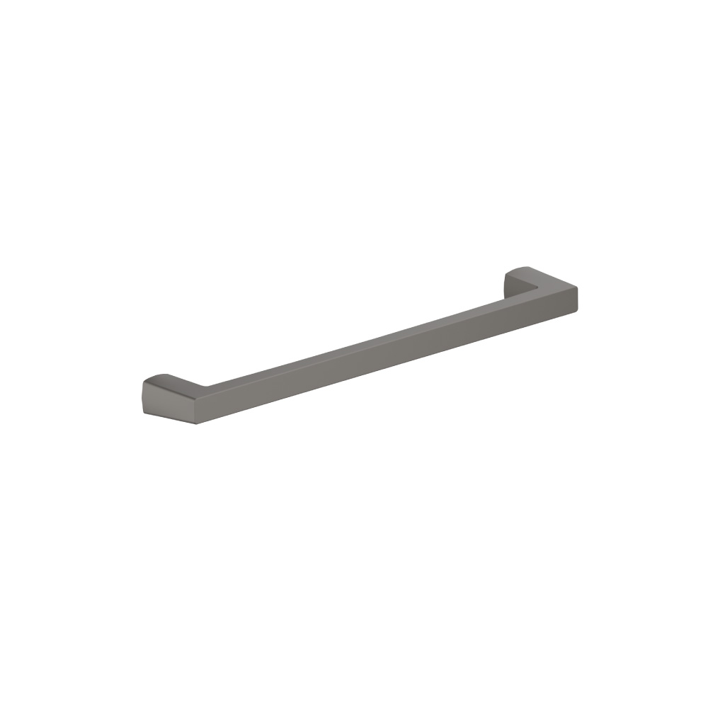 7-9/16" (192mm) Center to Center Square Cabinet Handle / Drawer Pull | Steel Grey