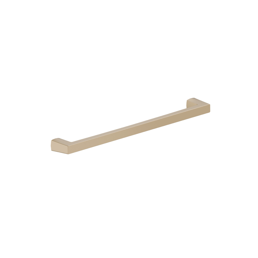 8-13/16" (224mm) Center to Center Square Cabinet Handle / Drawer Pull | Satin Brass PVD