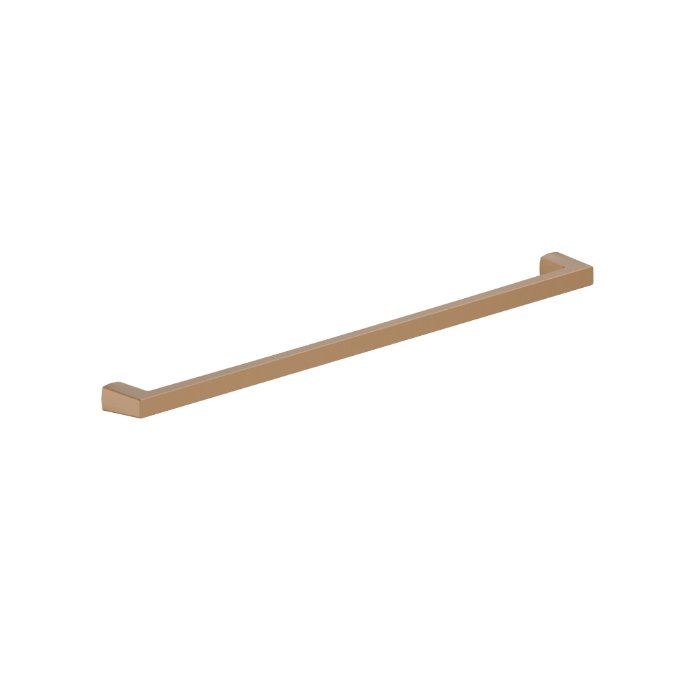 12-9/15" (320mm) Center to Center Square Cabinet Handle / Drawer Pull | Brushed Bronze PVD