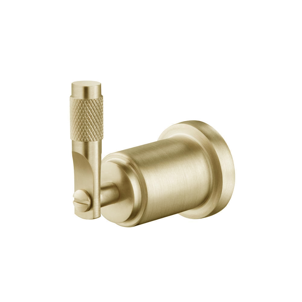 Brass Bathroom Towel / Robe Hook | Satin Brass PVD
