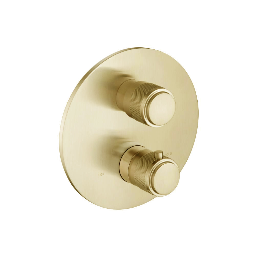 Trim For Thermostatic Valve | Satin Brass PVD