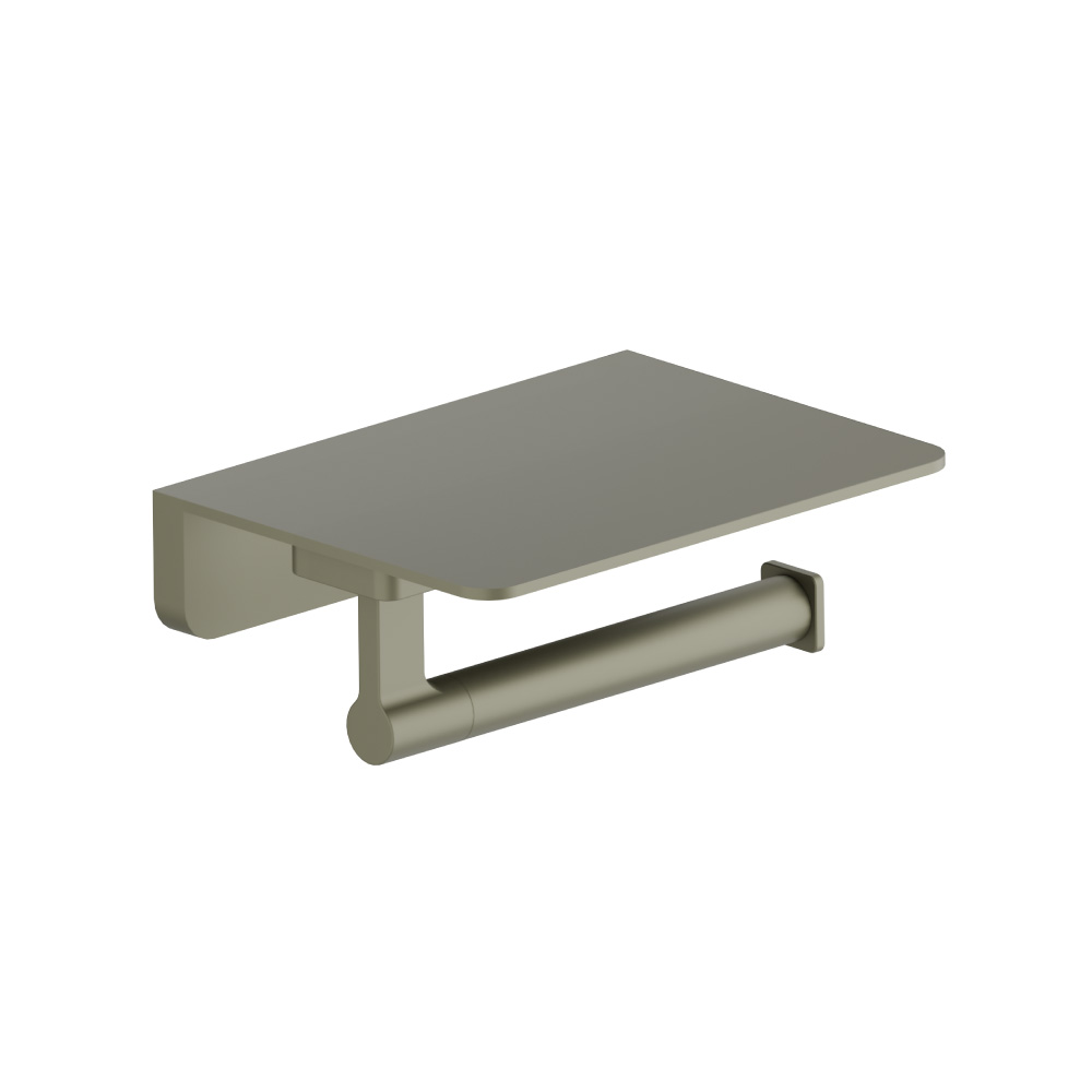 Brass Toilet Paper Holder | Army Green