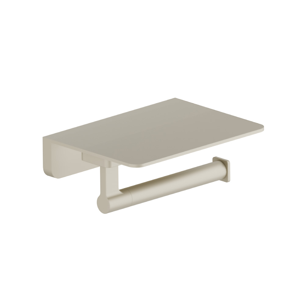 Brass Toilet Paper Holder | Light Tan