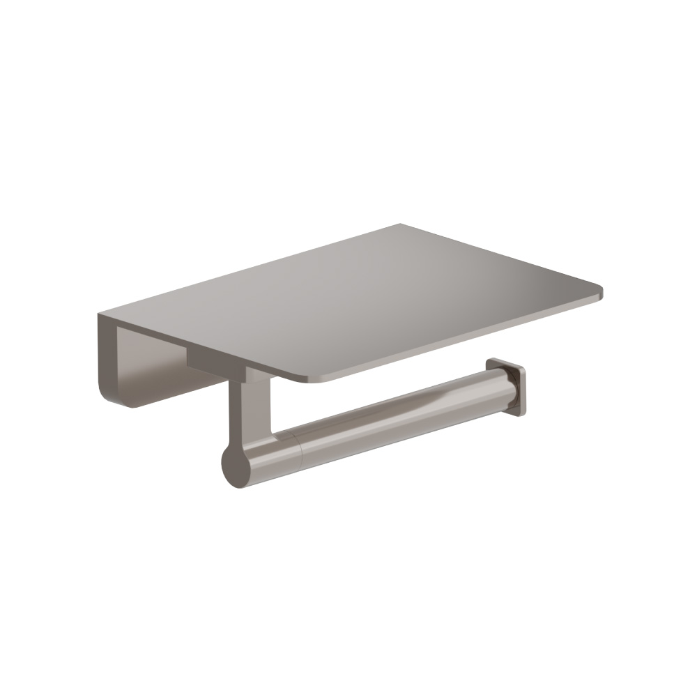 Brass Toilet Paper Holder | Polished Nickel PVD
