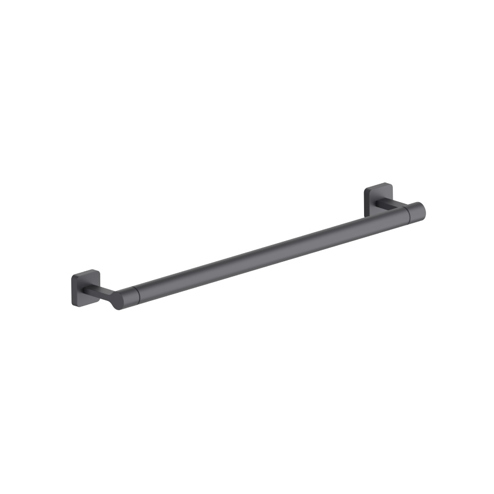 Brass Towel Bar - 18" | Dark Grey