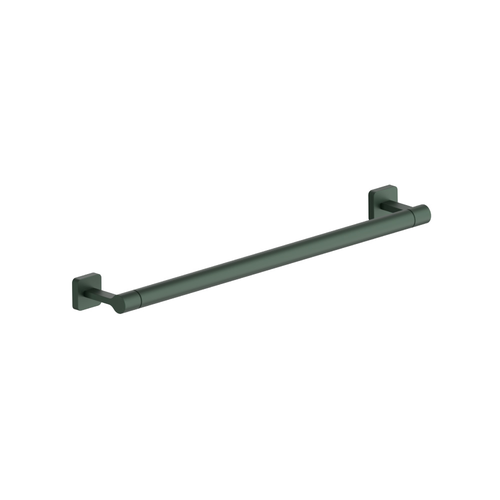 Brass Towel Bar - 18" | Leaf Green