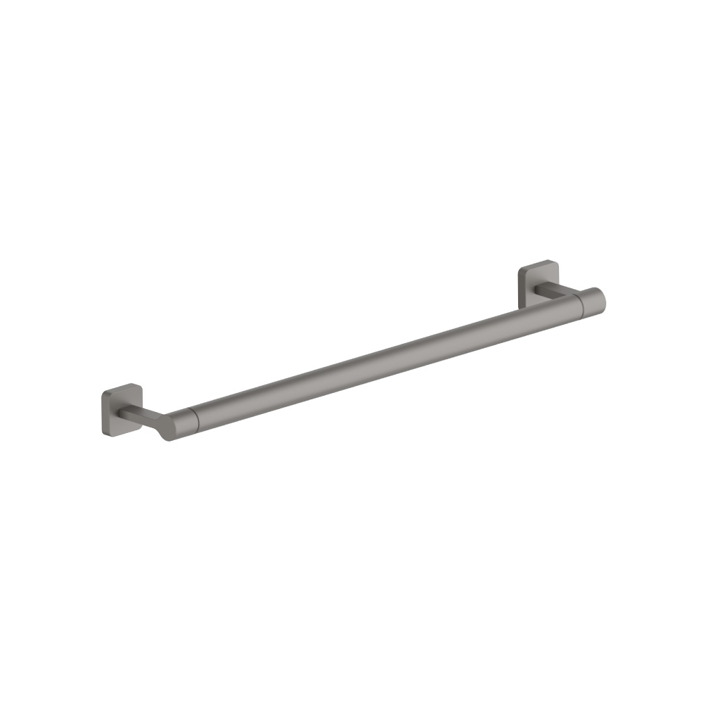 Brass Towel Bar - 18" | Steel Grey
