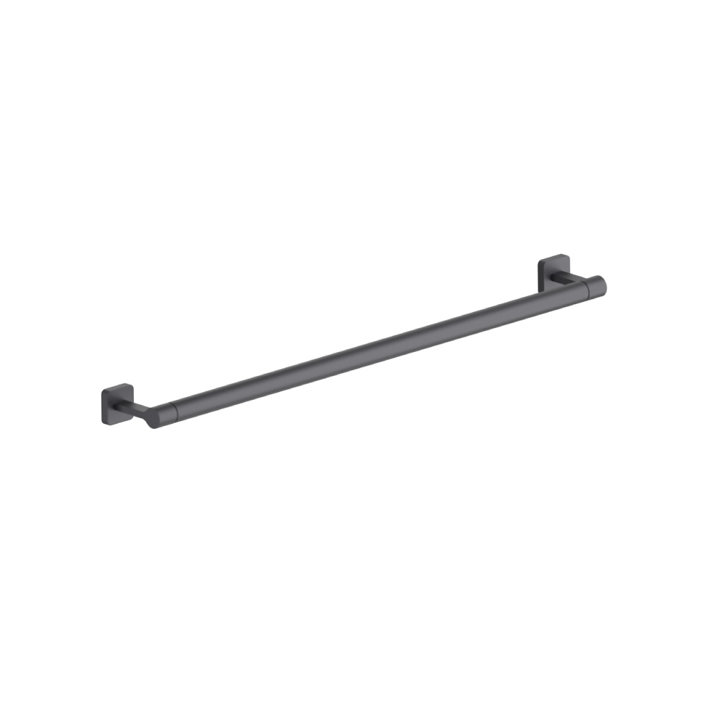 Brass Towel Bar - 24" | Dark Grey