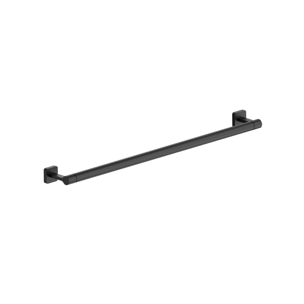 Brass Towel Bar - 24" | Gloss Black