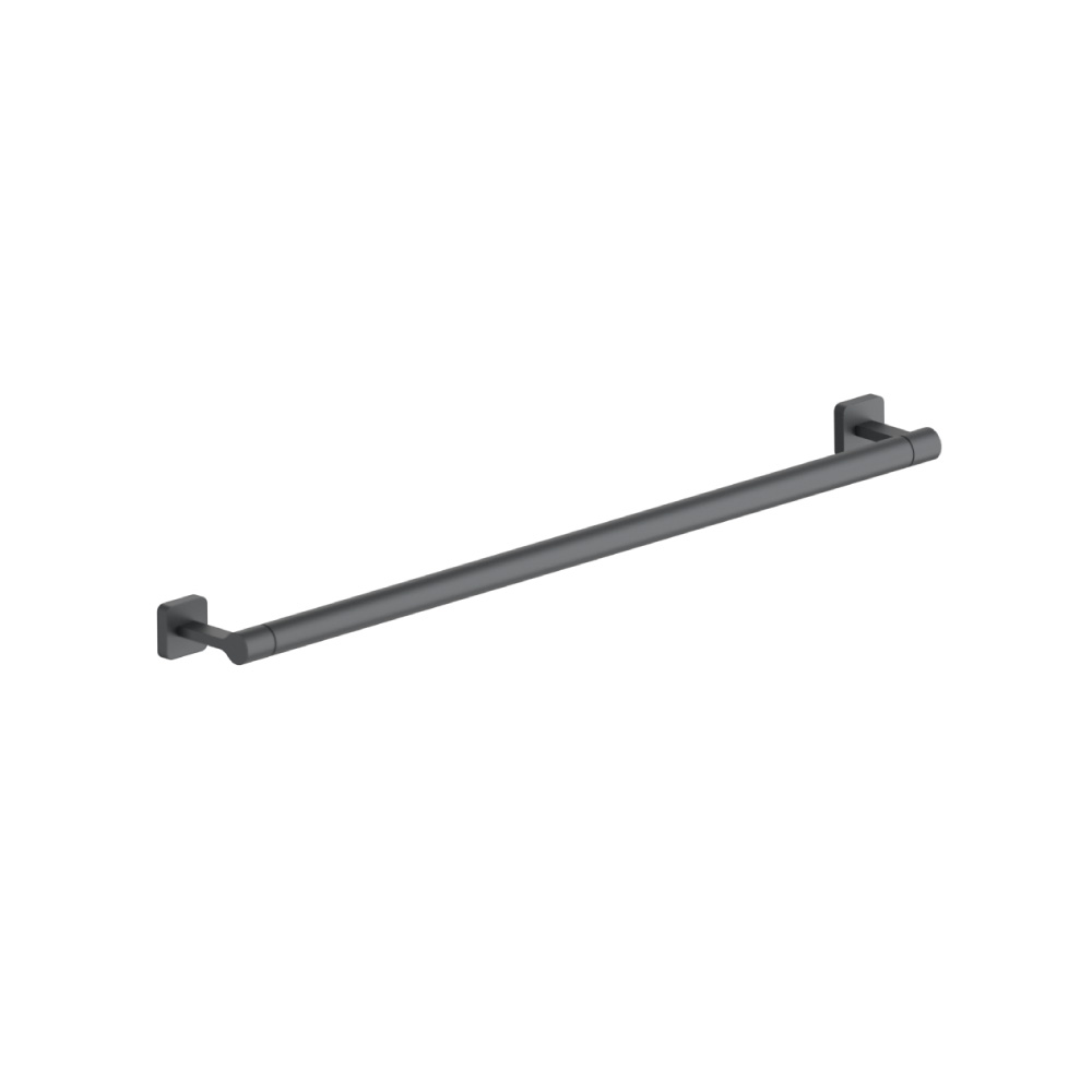 Brass Towel Bar - 24" | Rock Grey