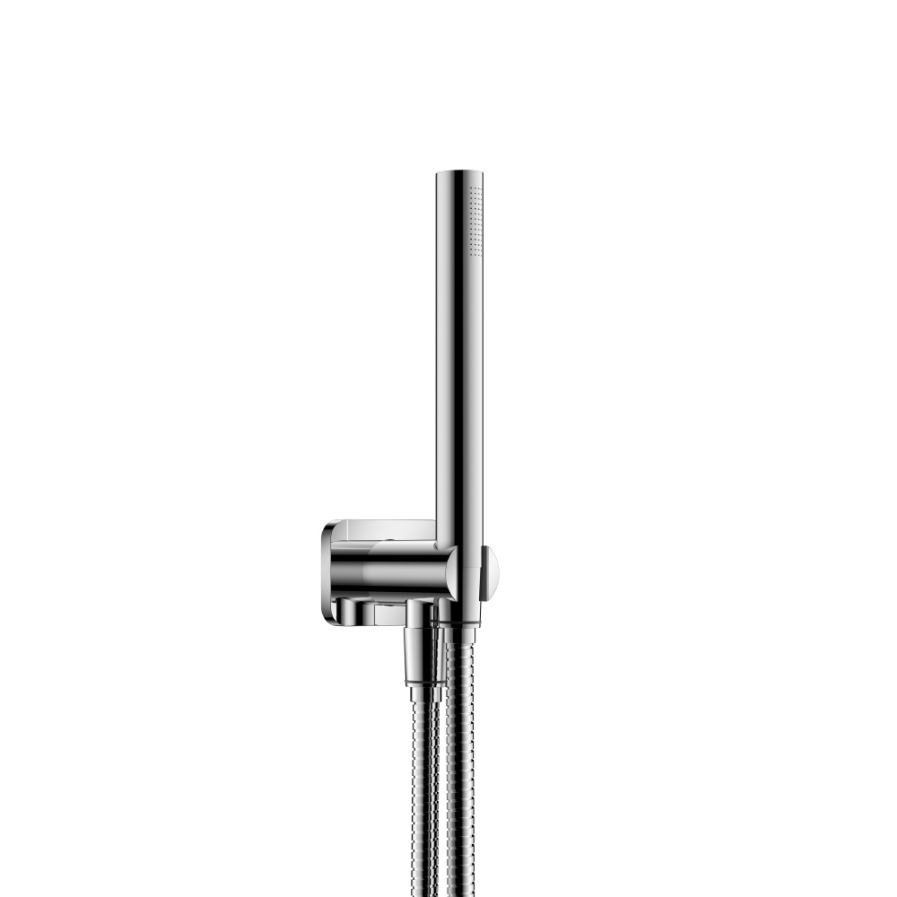 Hand Shower Set With Wall Elbow, Holder and Hose | Chrome