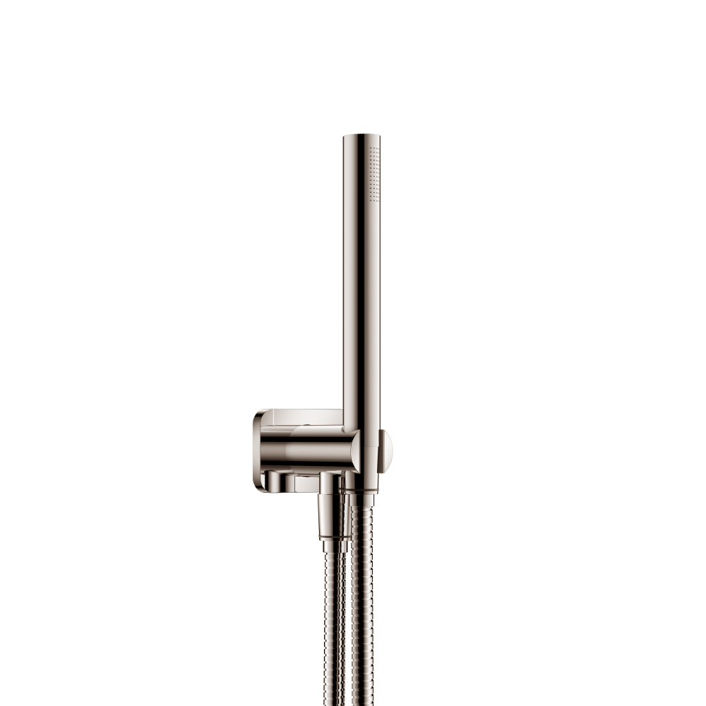 Hand Shower Set With Wall Elbow, Holder and Hose | Polished Nickel PVD
