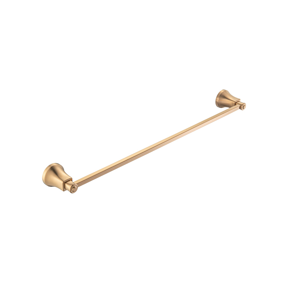 Brass Towel Bar - 24" | Brushed Bronze PVD