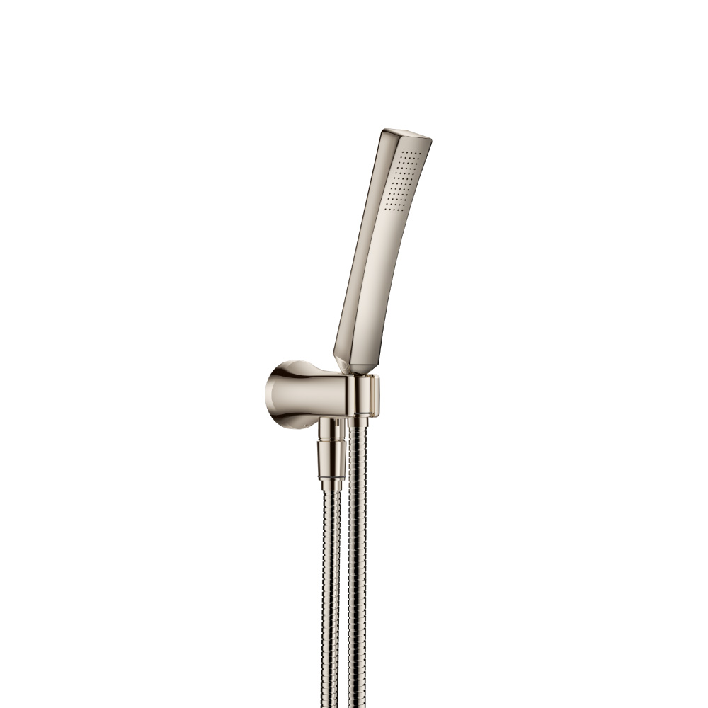 Hand Shower Set With Wall Elbow, Holder and Hose | Polished Nickel PVD