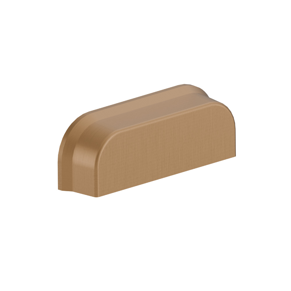 3" (76mm) Center to Center Cup Cabinet Pull | Brushed Bronze PVD