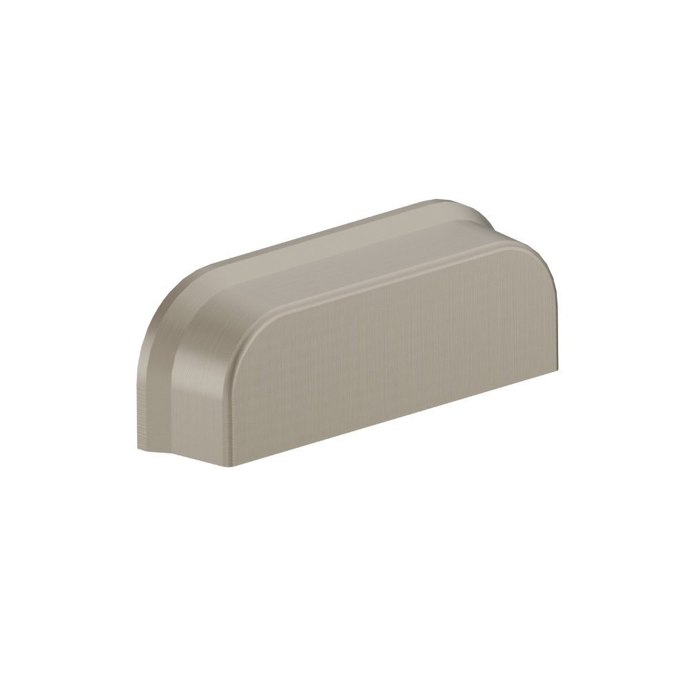 3" (76mm) Center to Center Cup Cabinet Pull | Brushed Nickel PVD