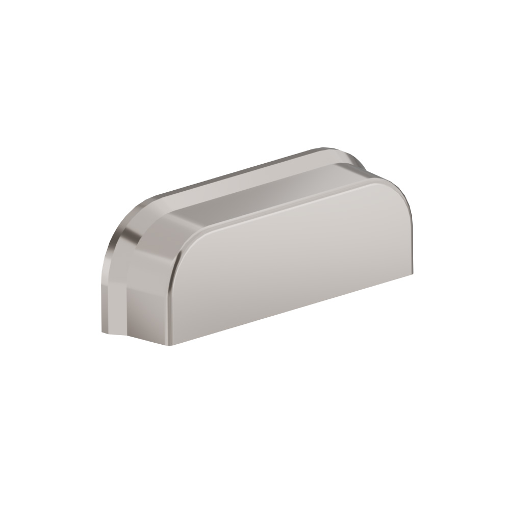3" (76mm) Center to Center Cup Cabinet Pull | Polished Nickel PVD