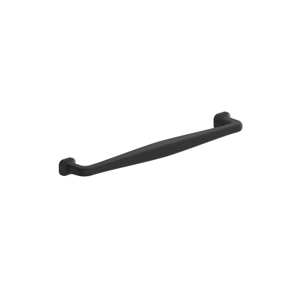 7-9/16" (192mm) Center to Center Square Cabinet Handle / Drawer Pull | Matte Black