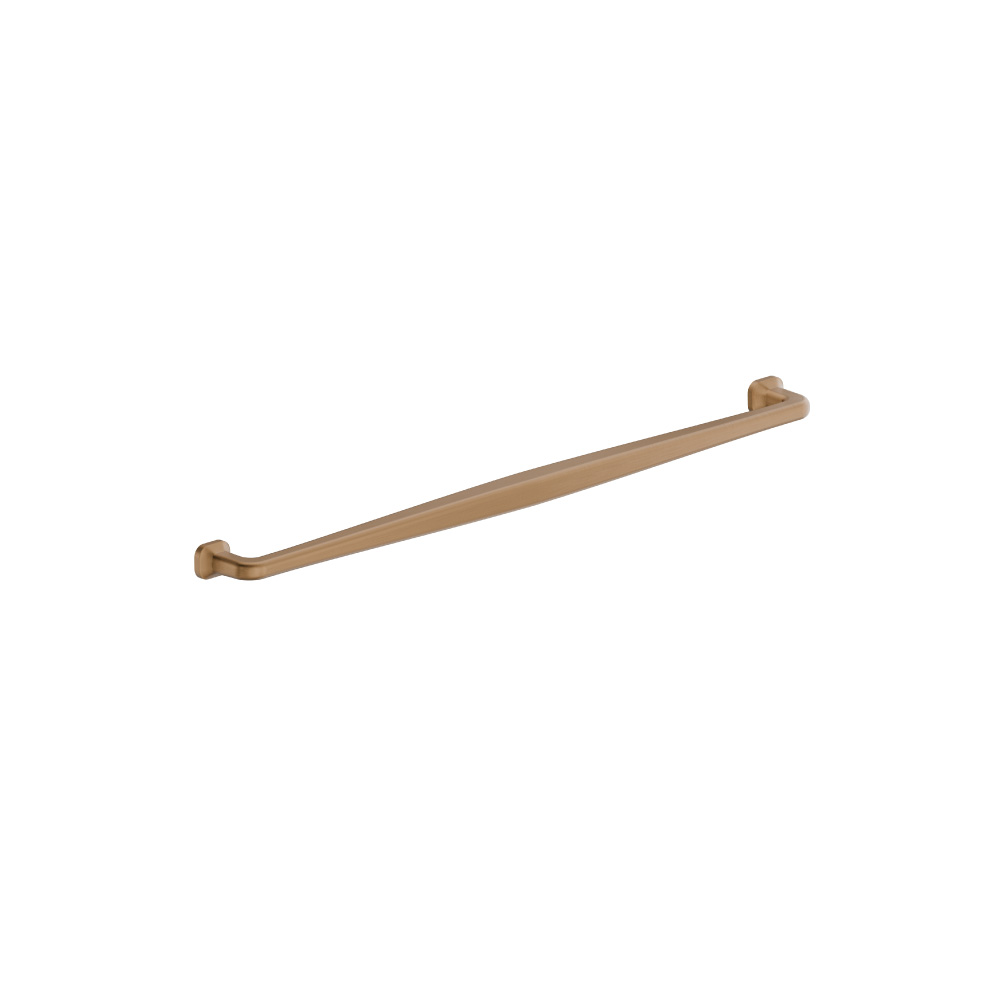 12-9/15" (320mm) Center to Center Square Cabinet Handle / Drawer Pull | Brushed Bronze PVD