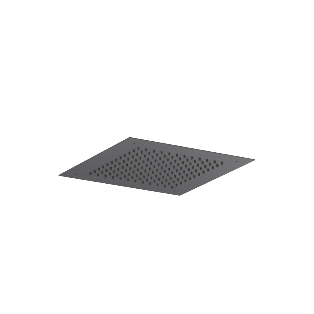 15" Flush Mount Stainless Steel Showerhead / Rainhead | Dark Grey